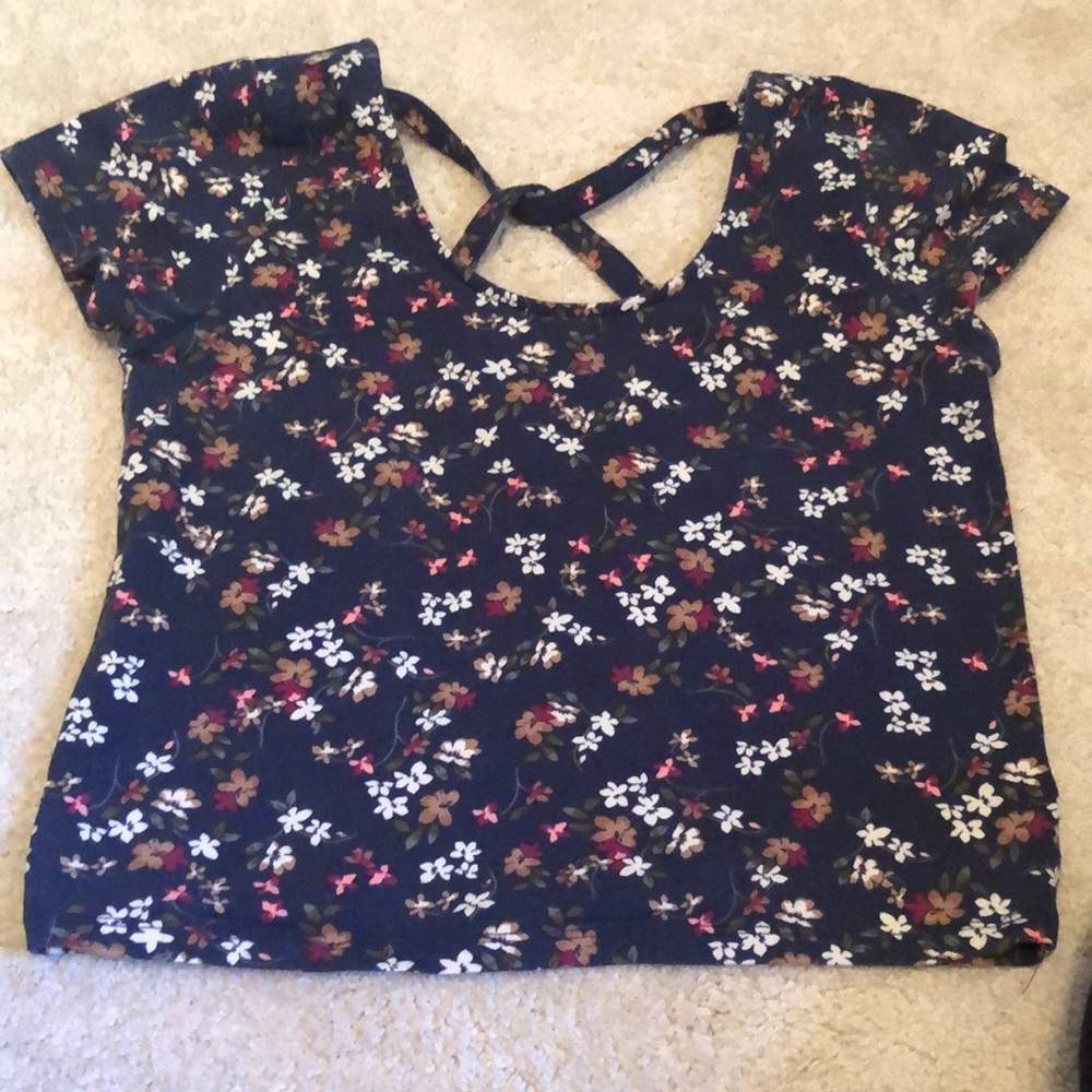 Prince & Fox floral crop top